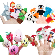 Personnalisé Haute Qualité En Peluche Mini Gorille / Lion / Chèvre / Famille / Fruit / Animal Main Gant Marionnette Pour Les Enfants